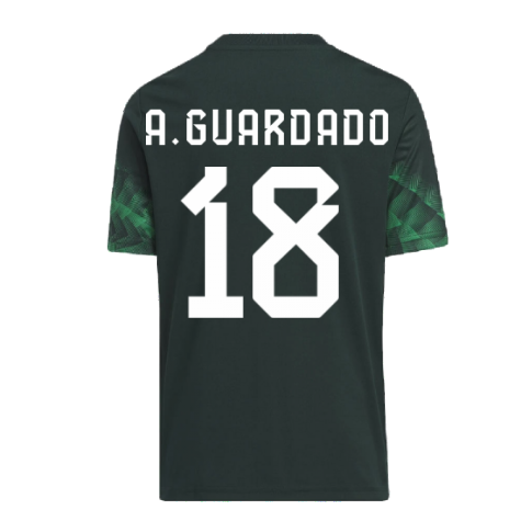 2022-2023 Mexico Pre-Match Shirt (Green) - Kids (A.GUARDADO 18)