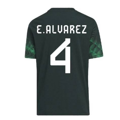 2022-2023 Mexico Pre-Match Shirt (Green) - Kids (E.ALVAREZ 4)