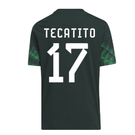 2022-2023 Mexico Pre-Match Shirt (Green) - Kids (TECATITO 17)