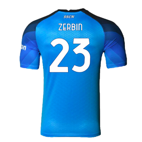 2022-2023 Napoli Home Authentic Shirt (Zerbin 23)