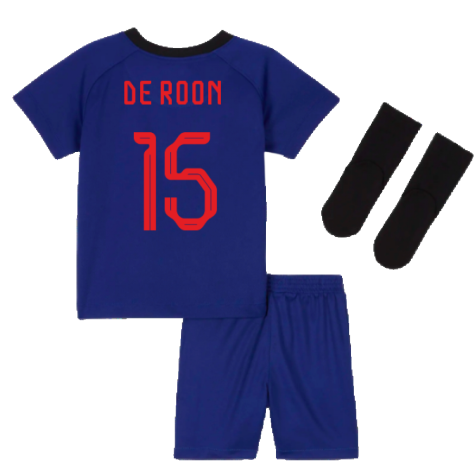 2022-2023 Netherlands Away Mini Kit (De Roon 15)