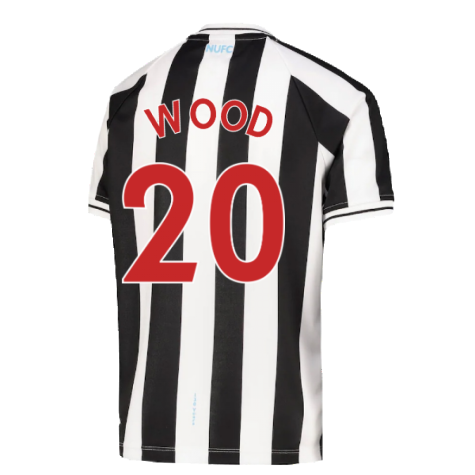 2022-2023 Newcastle United Home Jersey (Kids) (WOOD 20)