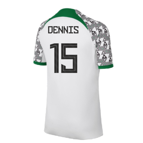 2022-2023 Nigeria Away Shirt (Kids) (DENNIS 15)