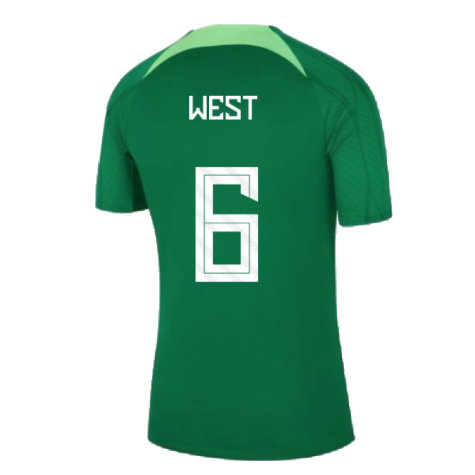 2022-2023 Nigeria Dri-Fit Training Shirt (Green) (WEST 6)