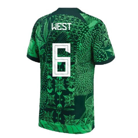 2022-2023 Nigeria Home Shirt (WEST 6)