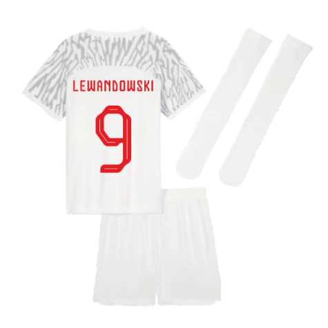 2022-2023 Poland Home Mini Kit (Lewandowski 9)