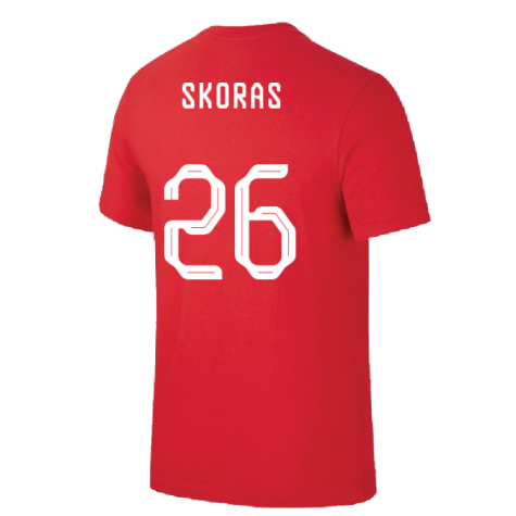 2022-2023 Poland World Cup Crest Tee (Red) (Skoras 26)