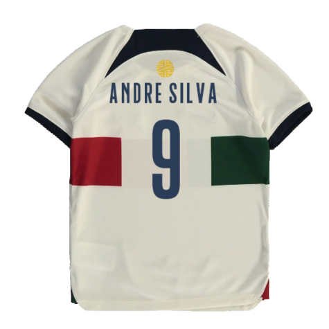 2022-2023 Portugal Away Little Boys Mini Kit (Andre Silva 9)