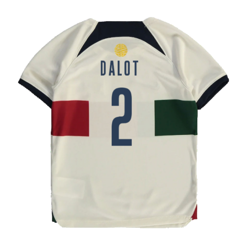 2022-2023 Portugal Away Little Boys Mini Kit (Dalot 2)