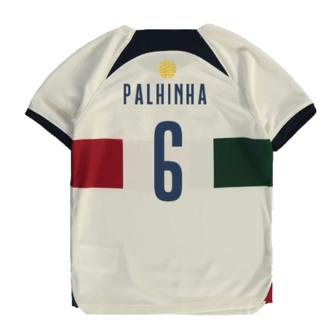 2022-2023 Portugal Away Little Boys Mini Kit (Palhinha 6)