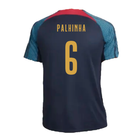 2022-2023 Portugal Strike Training Shirt (Navy) (Palhinha 6)