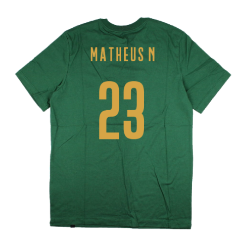 2022-2023 Portugal Swoosh Tee (Green) (Matheus N 23)