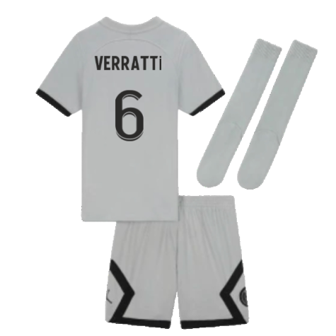 2022-2023 PSG Away Infants Baby Kit (VERRATTI 6)