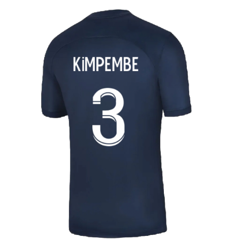 2022-2023 PSG Home Shirt (no sponsor) (KIMPEMBE 3)