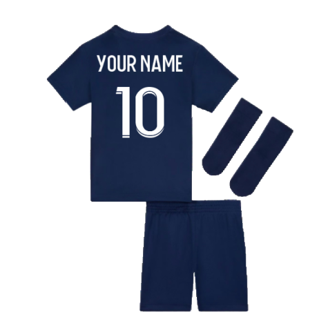 2022-2023 PSG Little Boys Home Kit (Your Name)