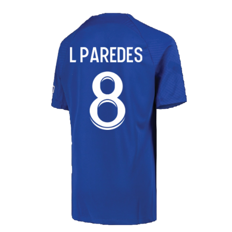 2022-2023 PSG Strike Training Shirt (Blue) - Kids (L PAREDES 8)