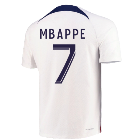 2022-2023 PSG Training Shirt (White) (MBAPPE 7)