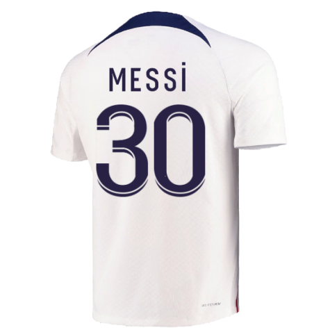 2022-2023 PSG Training Shirt (White) (MESSI 30)