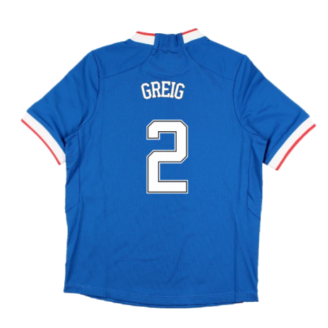 2022-2023 Rangers Home Pro Jersey (Kids) (GREIG 2)