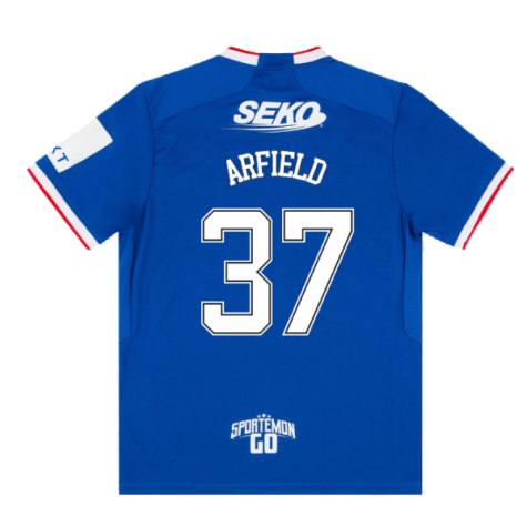 2022-2023 Rangers Home Shirt (ARFIELD 37)