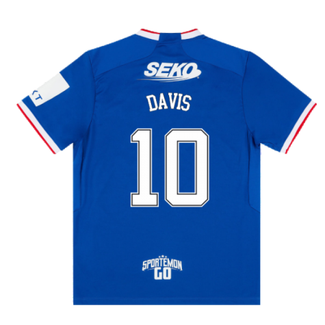 2022-2023 Rangers Home Shirt (DAVIS 10)