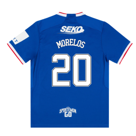 2022-2023 Rangers Home Shirt (MORELOS 20)