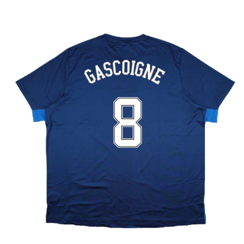 2022-2023 Rangers Match Day Tee (Navy) (GASCOIGNE 8)