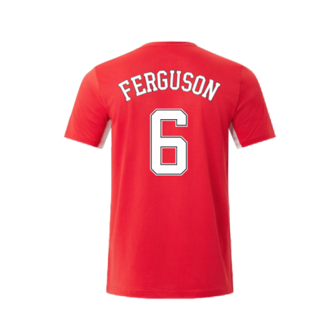 2022-2023 Rangers Matchday Short Sleeve T-Shirt (Red) (FERGUSON 6)