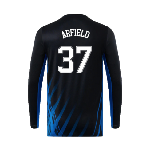 2022-2023 Rangers Training Long Sleeve Tee (Black) (ARFIELD 37)