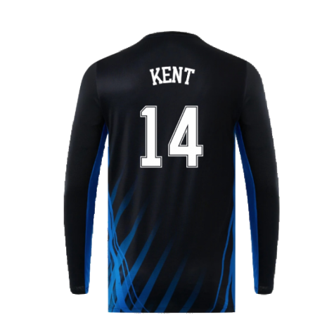 2022-2023 Rangers Training Long Sleeve Tee (Black) (KENT 14)