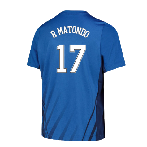 2022-2023 Rangers Training Short Sleeve T-Shirt (Blue) - Kids (R MATONDO 17)