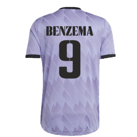 2022-2023 Real Madrid Authentic Away Shirt (BENZEMA 9)