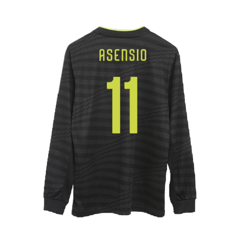 2022-2023 Real Madrid Authentic Long Sleeve Third Shirt (ASENSIO 11)