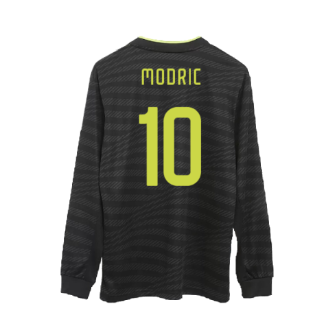 2022-2023 Real Madrid Authentic Long Sleeve Third Shirt (MODRIC 10)