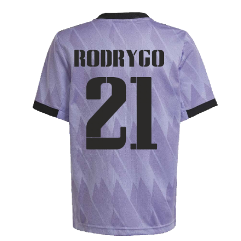 2022-2023 Real Madrid Away Shirt (Kids) (RODRYGO 21)