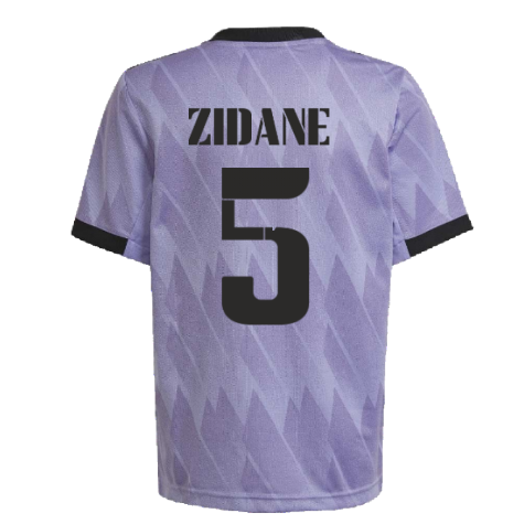 2022-2023 Real Madrid Away Shirt (Kids) (ZIDANE 5)