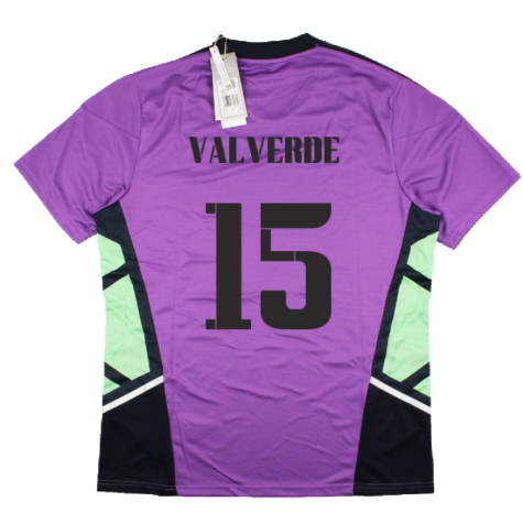 2022-2023 Real Madrid Condivo 22 Training Jersey (Purple) (VALVERDE 15)