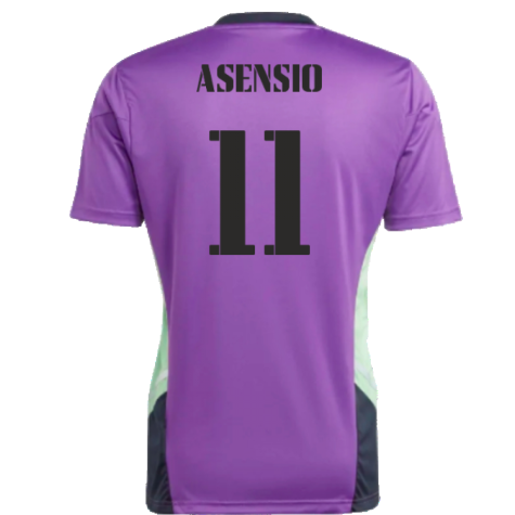 2022-2023 Real Madrid Condivo Training Jersey (Purple) (ASENSIO 11)