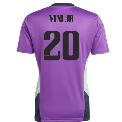 2022-2023 Real Madrid Condivo Training Jersey (Purple) (VINI JR 20)