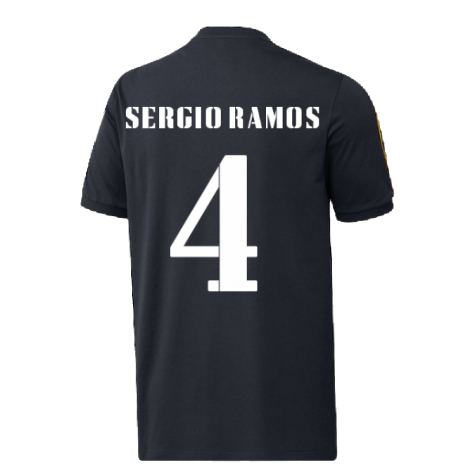 2022-2023 Real Madrid DNA 3S Tee (Navy) (SERGIO RAMOS 4)