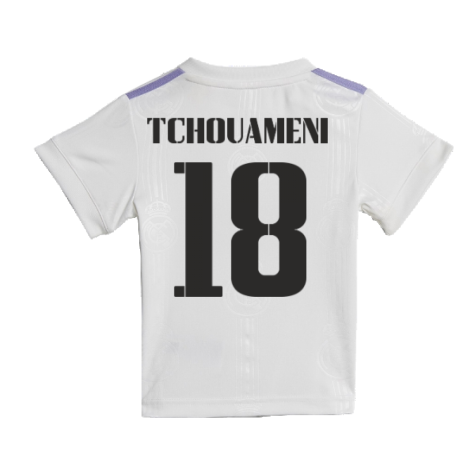 2022-2023 Real Madrid Home Baby Kit (TCHOUAMENI 18)