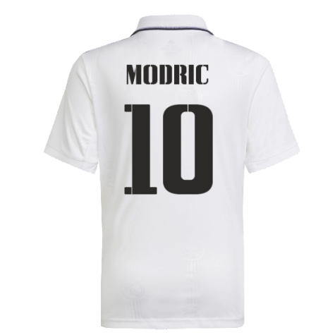 2022-2023 Real Madrid Home Shirt (Kids) (MODRIC 10)