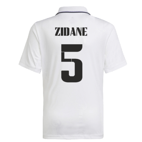 2022-2023 Real Madrid Home Shirt (Kids) (ZIDANE 5)