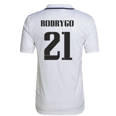 2022-2023 Real Madrid Home Shirt (RODRYGO 21)