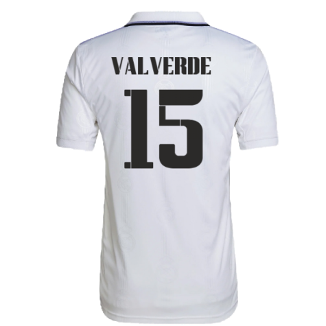 2022-2023 Real Madrid Home Shirt (VALVERDE 15)