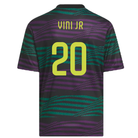 2022-2023 Real Madrid Pre-Match Jersey (Kids) (VINI JR 20)