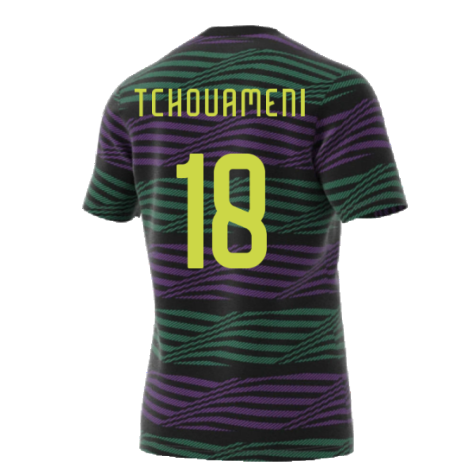 2022-2023 Real Madrid Pre-Match Jersey (TCHOUAMENI 18)