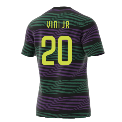 2022-2023 Real Madrid Pre-Match Jersey (VINI JR 20)