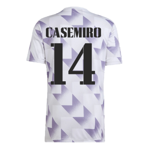 2022-2023 Real Madrid Pre-Match Shirt (White) (CASEMIRO 14)