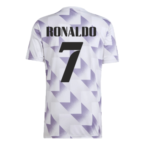 2022-2023 Real Madrid Pre-Match Shirt (White) (RONALDO 7)